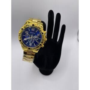 Fashion Men Business Quartz Watch Round Dial Date Feature Stainless Steel Strap